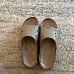 CROCS Kids Beige Slide Sandals